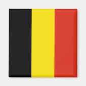 België vlag Magnet Magneet (Voorkant)