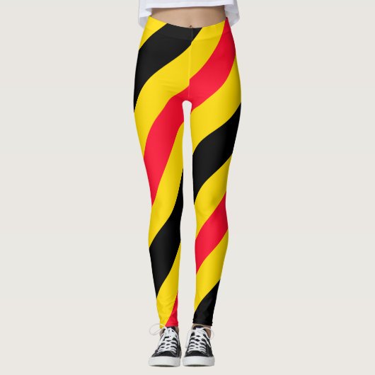 België vlag patroon leggings (Voorkant)