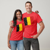 België vlag T-Shirt (Unisex)