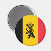 België Vlaggenmagneet Magneet (Voorkant / Achterkant)