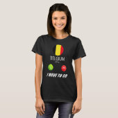 België Vlaggensouvenir België roept IS T-shirt (Voorkant volledig)