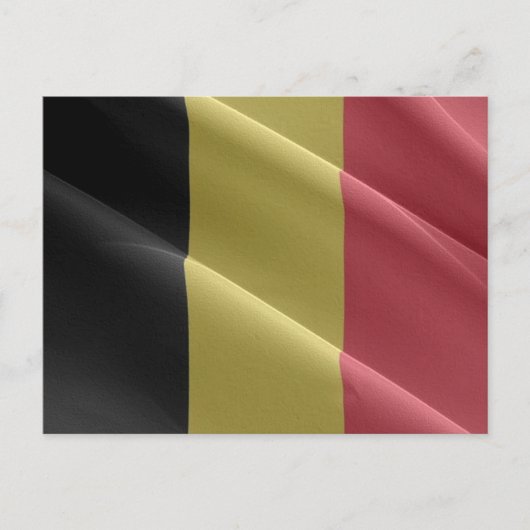 België - Vlaggolving - Briefkaart (Voorkant)