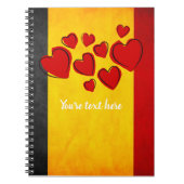 België vlagpatriottisch notitieboek (Voorkant)