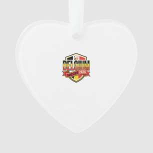 België Voetbal 2026 Voetbal Vet Land Typografie Ornament