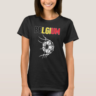 belgië Voetbal in netto steun belgisch voetbal T-shirt