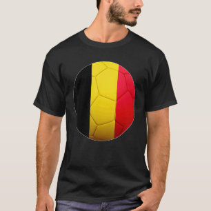 België Voetbal Nationale Bal België Vlag Voetbal T-shirt