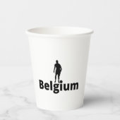 België voetbal papieren bekers (Voorkant)