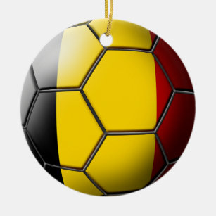 België voetbalversiering keramisch ornament