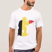 België zegel t-shirt (Voorkant)