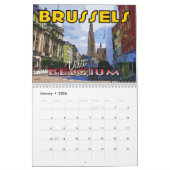 Belgique Calendrier 2025 de la série Visite... (Jan 2026)