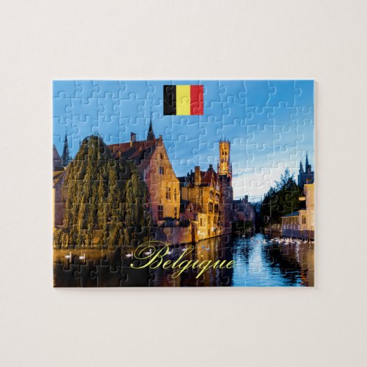 Belgique Medieval Brugge - Pro Foto Legpuzzel (Horizontaal)