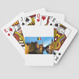 Belgique Medieval Brugge - Pro Foto Pokerkaarten
