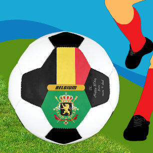Belgique Personnalisée, Drapeau, Bal Photo Footbal