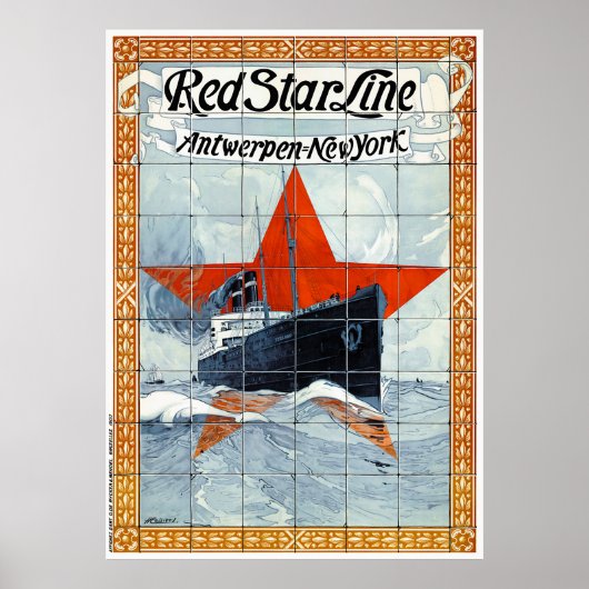 Belgique Poster Vintage voyage restauré (Devant)