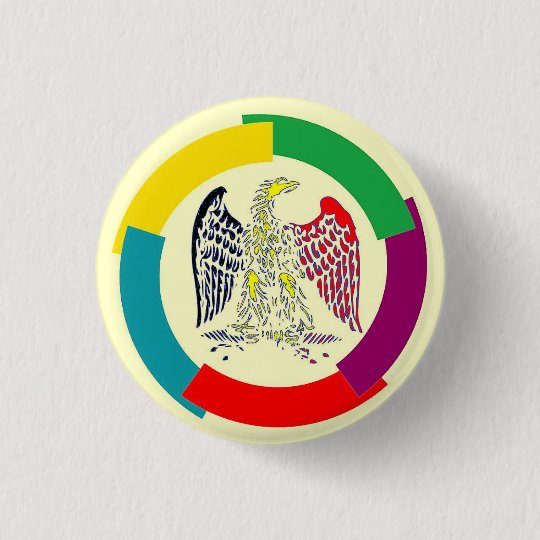 Belgique sans frontières badge rond 2,50 cm