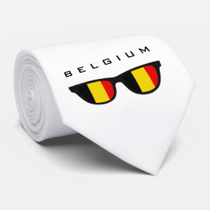 Belgique Shades texte et cravate couleur personnal