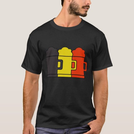 Belgisch bier T-shirt (Voorkant)