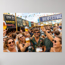 Belgisch Bierfestival Cheers Scene Poster