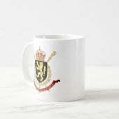 belgisch embleem koffiemok (Voorkant links)