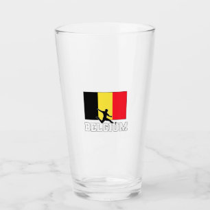 Belgisch Football Voetbalteam Glas