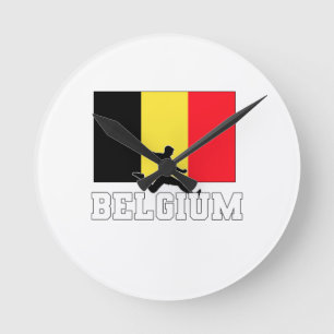 Belgisch Football Voetbalteam Ronde Klok