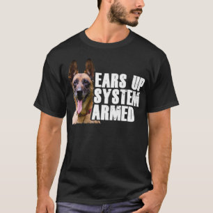 Belgisch herderdehond I hoort bij het systeem dat T-shirt