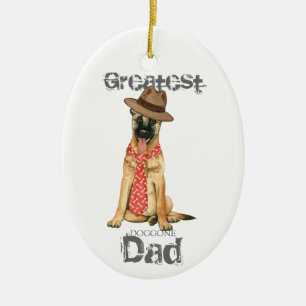 Belgisch Malinois Dad Ceramic Ornament