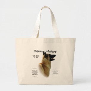 Belgisch Malinoishistorisch ontwerp Grote Tote Bag
