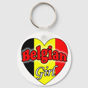 Belgisch Meisje Sleutelhanger