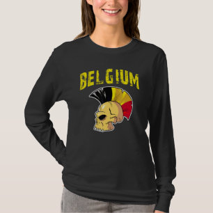 Belgisch Nationaal Team voor Vlag Mohawk T-shirt