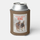 Belgisch paard Sleigh Bells Ring Blikjeskoeler (Blikje Achterkant)