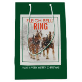 Belgisch paard Sleigh Bells Ring Medium Cadeauzakje (Voorkant)