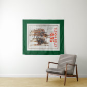 Belgisch paard Sleigh Bells Ring Wandkleed (In Situ (horizontaal))