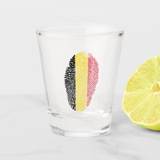 Belgisch Shot Glas (Voorkant)