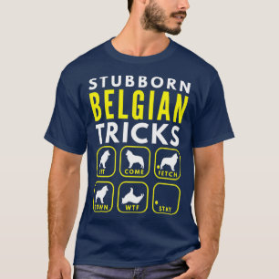 Belgisch stuifmeel — Dog Training T-shirt