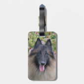 Belgisch Tervuren Bagagelabel (Achterkant verticaal)