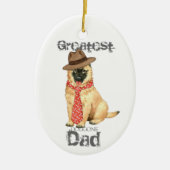 Belgisch Tervuren Dad Ceramic Ornament (Voorkant)