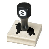 Belgisch Tervuren Hondenras Silhouette Rubberstempel (Stempel)