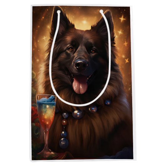 Belgisch Tervuren Nieuwjaar Medium Cadeauzakje (Voorkant)