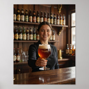 Belgisch Trappistenkroeg Welkomstposter Poster