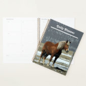 Belgisch trekpaard in Paddock Daily Planner (Display)