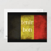 Belgisch vlaggen 2016 briefkaart (Voorkant / Achterkant)