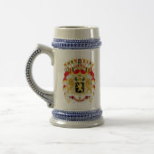 Belgische Beer Stein - Crests Bierpul (Links)