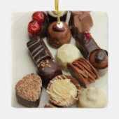 Belgische chocolade keramisch ornament (Voorkant)