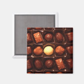 BELGISCHE CHOCOLADE MAGNEET (Voorkant / Achterkant)