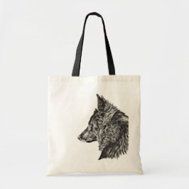 belgische groenendael hond tote bag