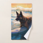 Belgische herder  Branding Schilderen  Bad Handdoek (Handdoek)