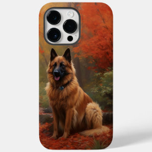 Belgische Herder in de herfst Bladeren vallen insp Case-Mate iPhone 14 Pro Max Hoesje