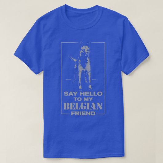 Belgische herder Malinois (13) T-shirt (Design voorkant)