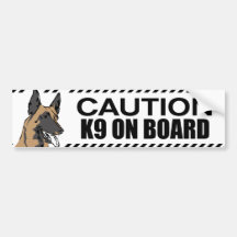 Belgische herder - Malinois Bumpersticker
